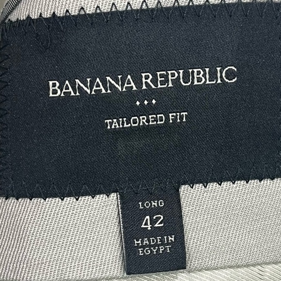 Banana Republic Men's Tailored Fit Linen Blazer Clay Sz 42L Career Professional - Picture 4 of 16